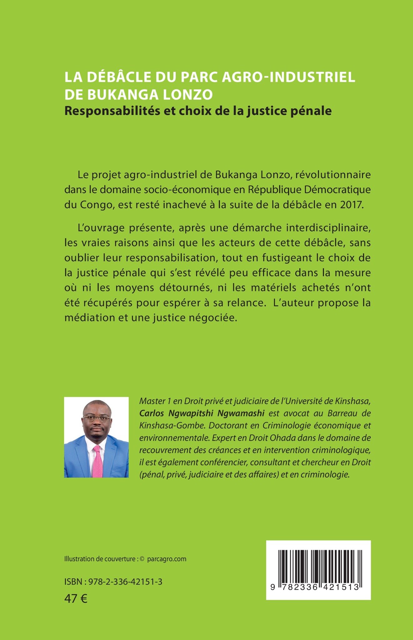Quatrième de couverture du livre